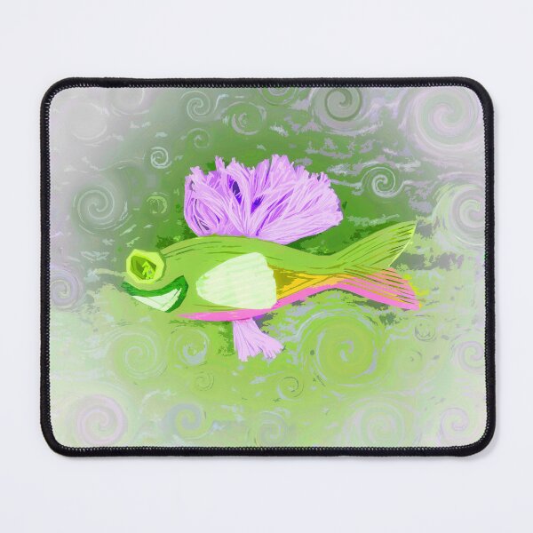 Item preview, Bohemian Fish Hippie Vibes Coastal Boho Style Art or Home Décor 1 of 2 designed and sold by Beachy.