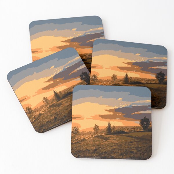 Item preview,  Abstract Illustration:- Abstract Landscape Wall Art-Vintage Landscape Prints designed and sold by typoinspired.