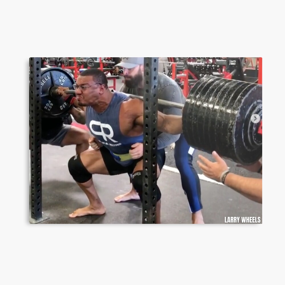 LARRY WHEELS - 900lbs Squat