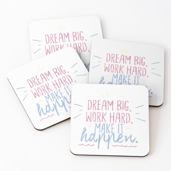 Item preview, Dream Big Work Hard designed and sold by Anweet Raj.
