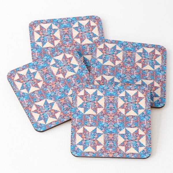 Item preview, Patchwork stars designed and sold by PurpleSandpiper.