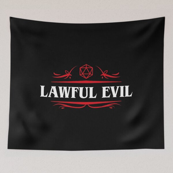 Item preview, Lawful Evil Alignment Tabletop RPG Addict designed and sold by pixeptional.