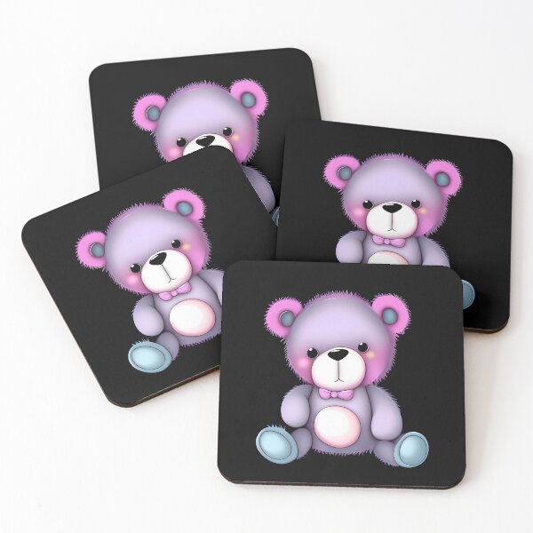 Item preview, Pastel Kawaii Teddy Bear with Bow - Super Cute designed and sold by Dalive.
