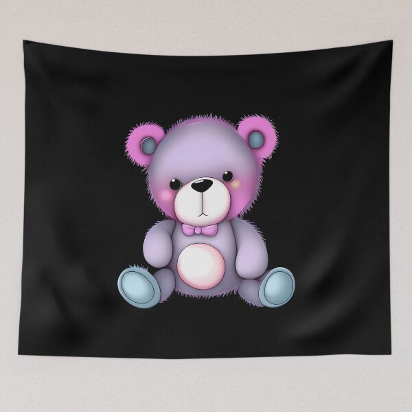 Item preview, Pastel Kawaii Teddy Bear with Bow - Super Cute designed and sold by Dalive.