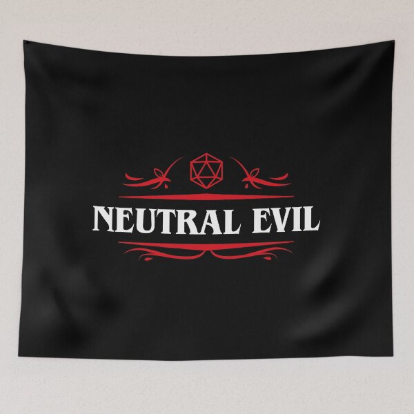 Item preview, Neutral Evil Alignment Tabletop RPG Addict designed and sold by pixeptional.