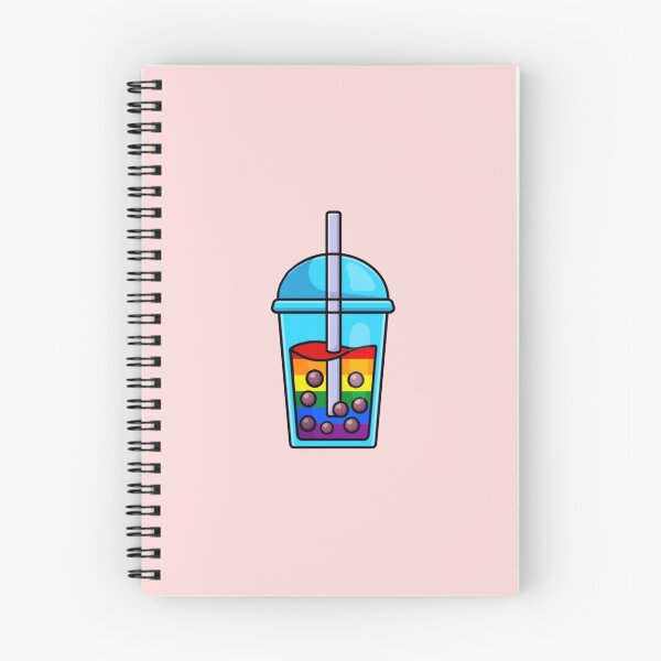 Item preview, Subtle Rainbow Pride Flag Boba Milk Tea designed and sold by everything4eva.