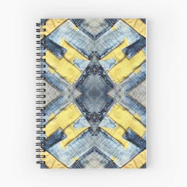Item preview, Yellow Folded Acid Wash Stretch Denim designed and sold by weirdAffect.