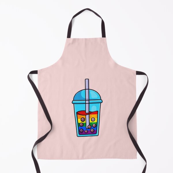 Item preview, Subtle Rainbow Pride Flag Boba Milk Tea designed and sold by everything4eva.