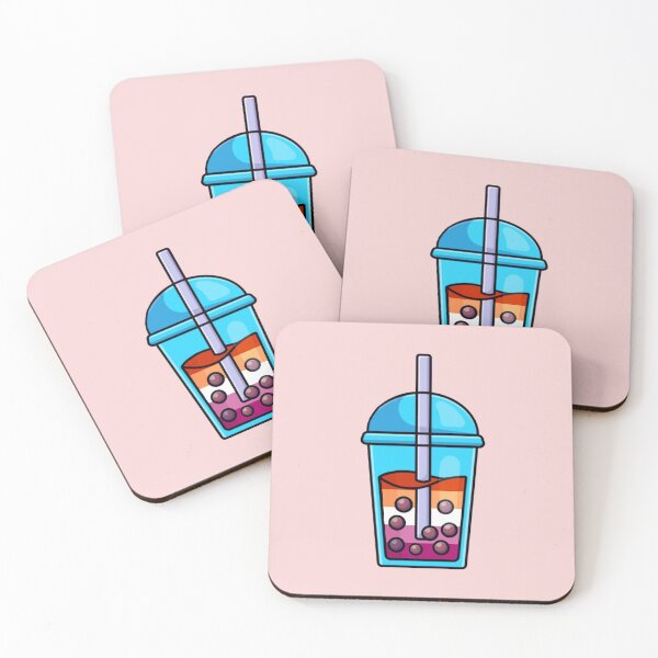 Item preview, Subtle Lesbian Pride Flag Boba Milk Tea designed and sold by everything4eva.