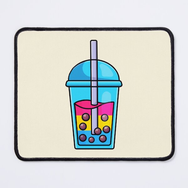 Item preview, Subtle Pansexual Pride Flag Boba Milk Tea designed and sold by everything4eva.