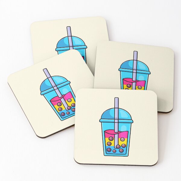 Item preview, Subtle Pansexual Pride Flag Boba Milk Tea designed and sold by everything4eva.