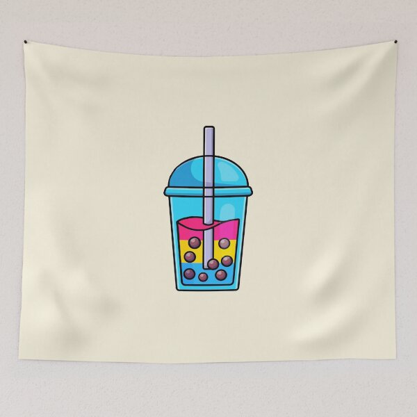 Item preview, Subtle Pansexual Pride Flag Boba Milk Tea designed and sold by everything4eva.