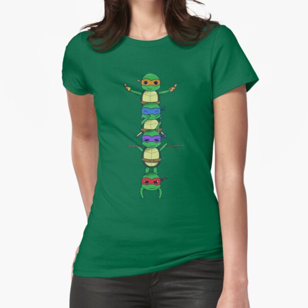 tortuga ninja Camiseta entallada