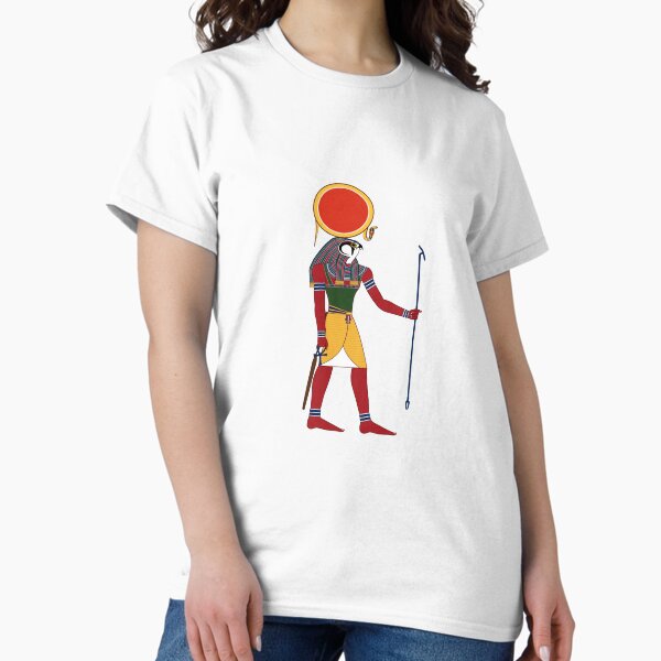 Vista previa del artículo con la obra «Ra, dios del sol del antiguo Egipto», diseñado y vendido por TeeZine.