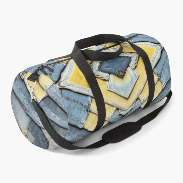 Item preview, Bleached Yellow Folded Acid Wash Stretch Denim designed and sold by weirdAffect.