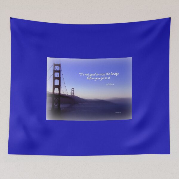 Item preview, Golden Gate in Blue Hues designed and sold by Charmiene Maxwell-Batten.