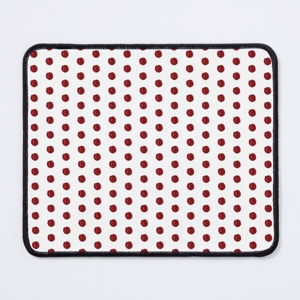 Item preview, Little Ruby Red Rose Print Dots on White Dot Pattern Old Fashioned Heirloom Roses Polka Dot designed and sold by kattakitty.