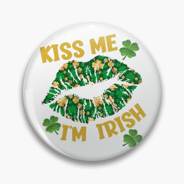 Item preview, Kiss Me I'm Irish, Sexy Lips St. Patrick's Day designed and sold by desireedickens.