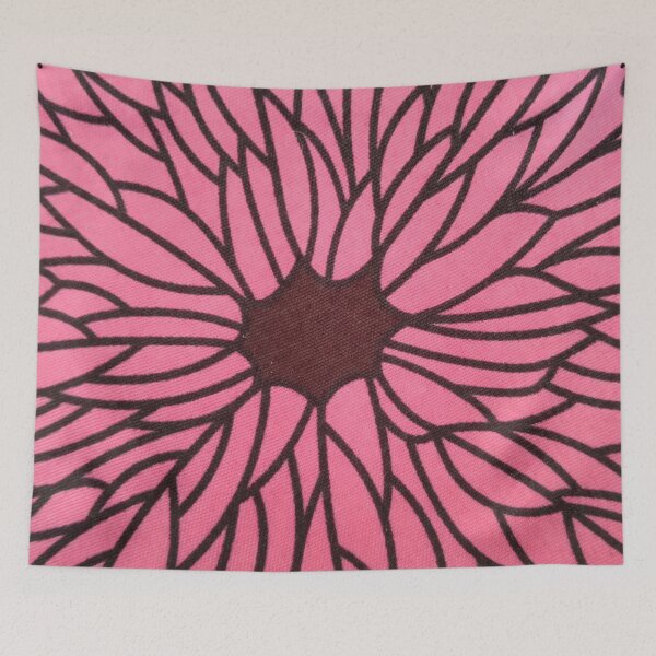 Item preview, Pink print petals designed and sold by textileprint.