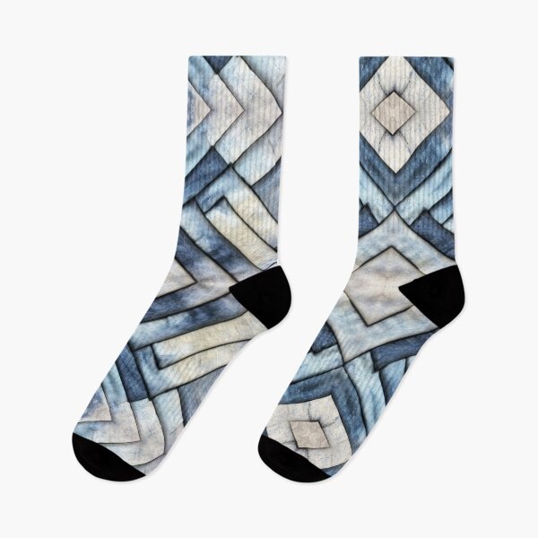 Item preview, Geometrically Folded Acid Wash Stretch Denim designed and sold by weirdAffect.