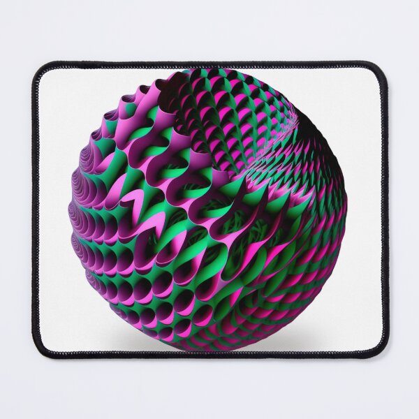 Item preview, 3D Art Optical Illusion Vibrant Colors designed and sold by Estevam Marinho.