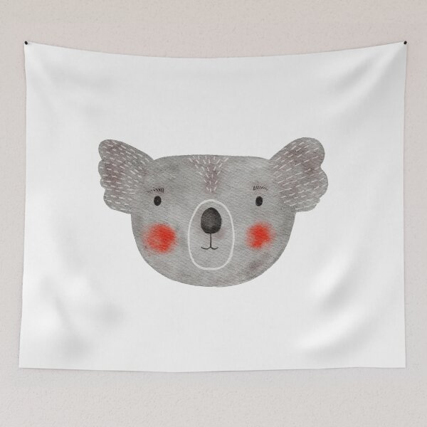 Item preview, Koala Koala Bear Bamboo Watercolor Cute Kids Design Baby Brother Sister designed and sold by DOM-Shop.