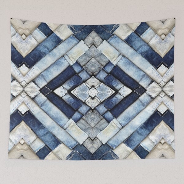 Item preview, Neatly Folded Acid Wash Stretch Denim designed and sold by weirdAffect.