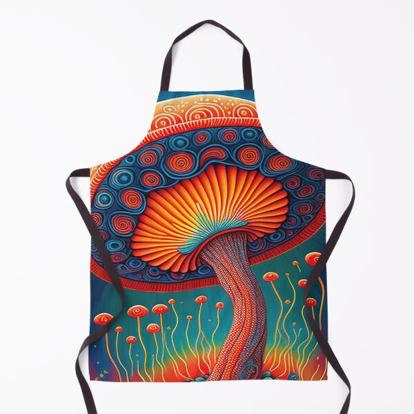 Aperçu de l'œuvre Peinture de champignon psychédélique vibrante créée et vendue par RK - Shop.