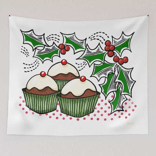 Item preview, Holly Jolly Baking  designed and sold by BunnyThePainter.