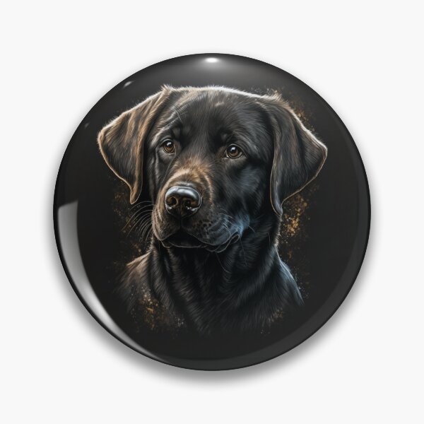 Item preview, Black Labrador on Black Backgound designed and sold by kansaikate.