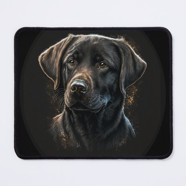Item preview, Black Labrador on Black Backgound designed and sold by kansaikate.