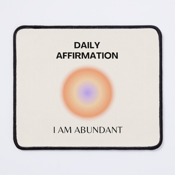 Item preview, Daily Affirmation, Positive Affirmation, Positive, Spiritual, Aura Gradient Art designed and sold by Magic Love Art Print.