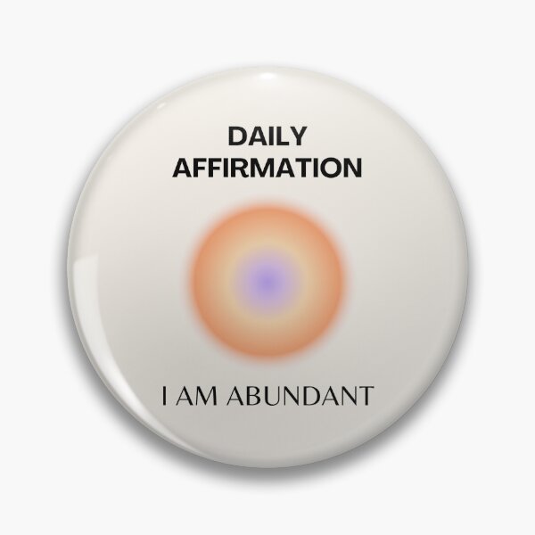 Aperçu de l'œuvre Affirmation quotidienne, Affirmation positive, Positif, Spirituel, Aura Gradient Art créée et vendue par Magic Love Art Print.