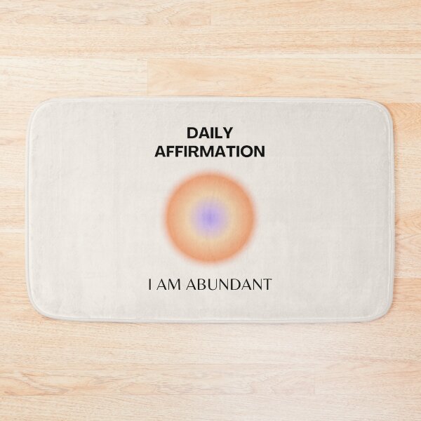 Aperçu de l'œuvre Affirmation quotidienne, Affirmation positive, Positif, Spirituel, Aura Gradient Art créée et vendue par Magic Love Art Print.