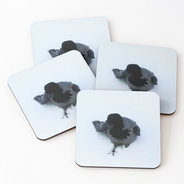 Item preview, Hooded Crow Walking in Deep Snow designed and sold by Taina Sohlman.