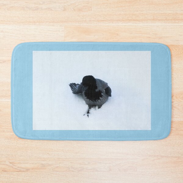Item preview, Hooded Crow Walking in Deep Snow designed and sold by Taina Sohlman.