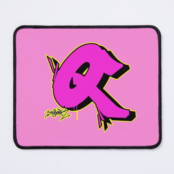 Item preview, PINK LETTER Q BY ESONE URBAN GRAFFITI STREET STYLE  designed and sold by GraffitiBomberZ.
