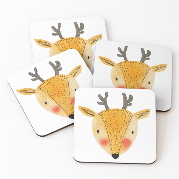 Item preview, Ciervo Ciervo Bambi Acuarela Lindo Diseño Infantil Bebé Hermano Hermana designed and sold by DOM-Shop.