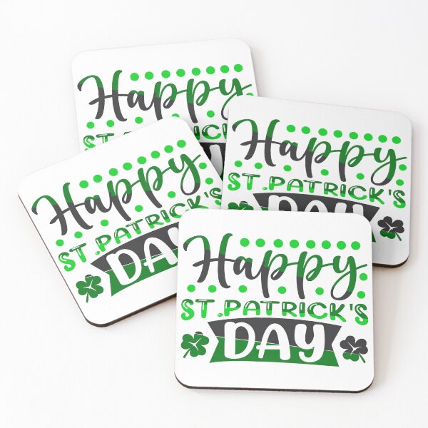Item preview, Happy St. Patrick’s Day, green inscription designed and sold by HarriPaloma.