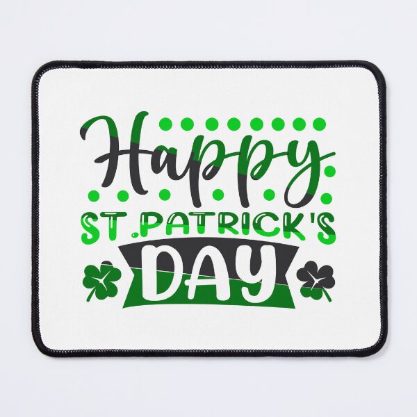 Item preview, Happy St. Patrick’s Day, green inscription designed and sold by HarriPaloma.