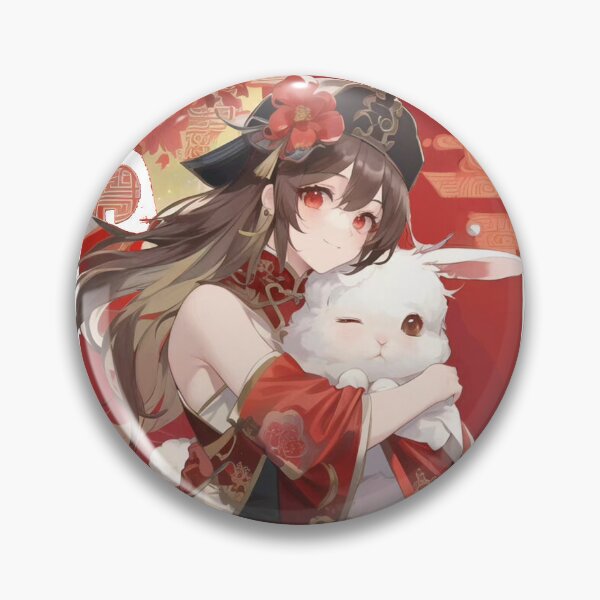 Item preview, Hutao Genshin Impact Merchandise Genshin Impact Hutao Poster Chinese New Year Hutao Genshin Impact Lantern Rite Poster Hutao Merch designed and sold by feach.