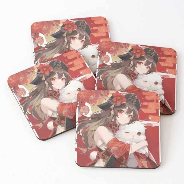 Item preview, Hutao Genshin Impact Merchandise Genshin Impact Hutao Poster Chinese New Year Hutao Genshin Impact Lantern Rite Poster Hutao Merch designed and sold by feach.