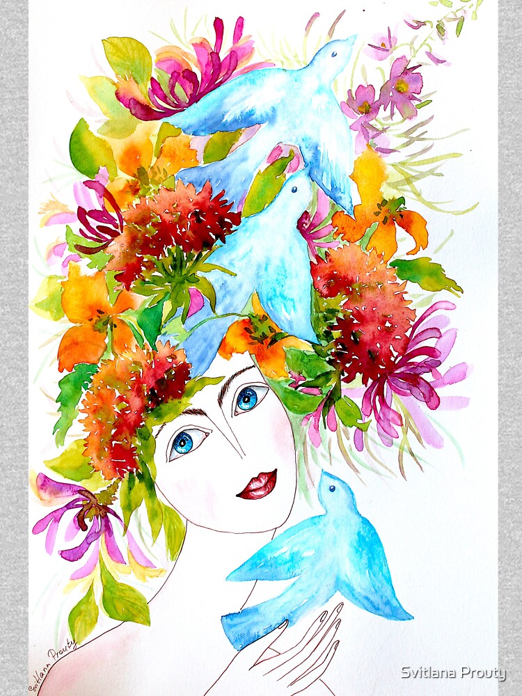 Hope Watercolor Painting by SvitlanaProuty
