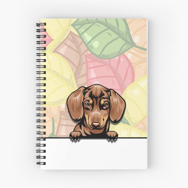 Item preview, Dachsund peeping dog designed and sold by TheresPawprints.