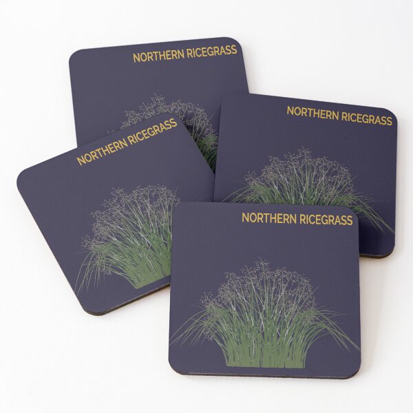 Item preview, Northern Ricegrass on indigo designed and sold by YouAreHereArt.