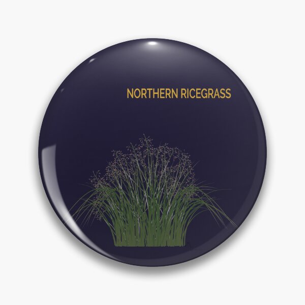 Item preview, Northern Ricegrass on indigo designed and sold by YouAreHereArt.