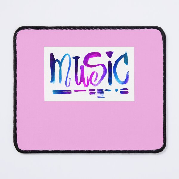 Item preview, Music watercolor lettering |  Music crafty hand lettering designed and sold by lausn.
