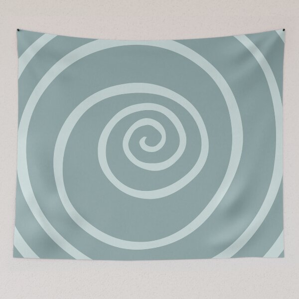 Item preview, Abstract blue spiral shape designed and sold by BattaAnastasia.