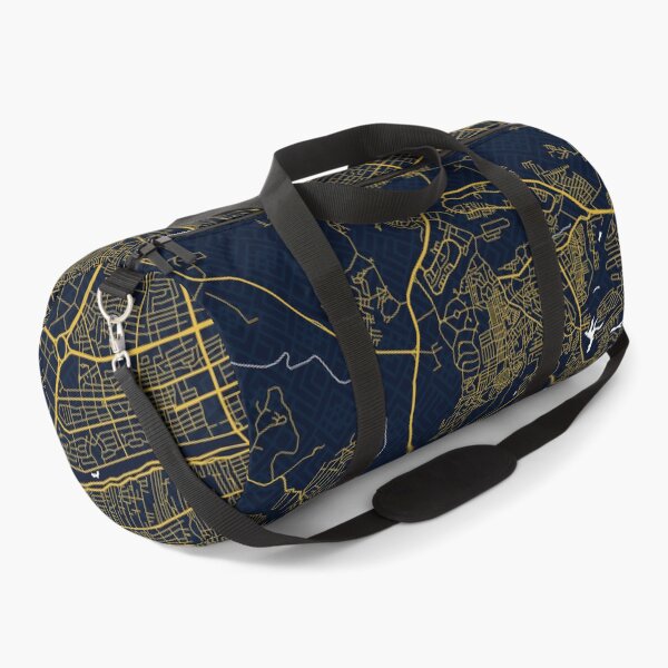 Item preview, Santo Domingo City Map of Dominican Republic - Gold Art Deco designed and sold by deMAP.
