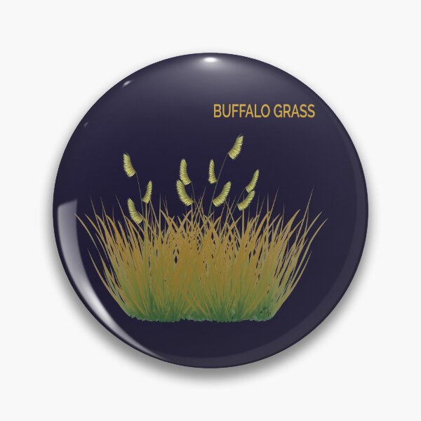 Item preview, Buffalo Grass on indigo designed and sold by YouAreHereArt.